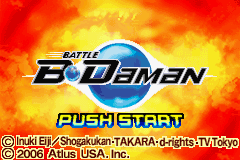 Battle B-Daman Title Screen